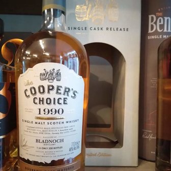 Cooper&#039;s choice single malt Bladnoch 1990-2016 26 jaar.