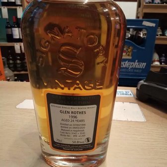 Glen Rothes 1996-2020 Cask Strength Signatory.